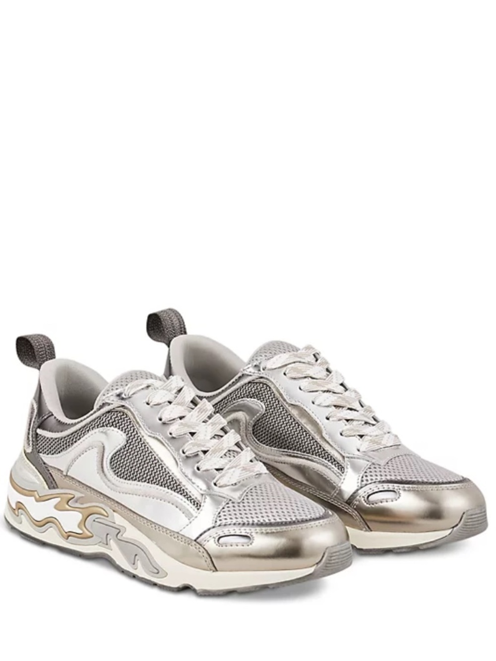 Flame Lace Up Running Sneakers